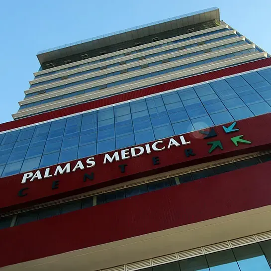 Fachada do Palmas Medical Center, onde fica a Clínica CEOP