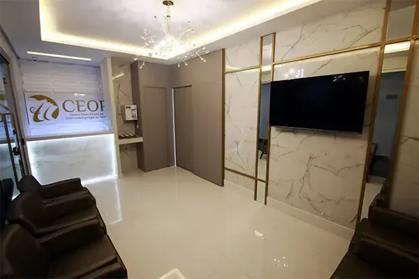 Recepção da Clínica CEOP, clínica de otorrinolaringologia em Palmas no Palmas Medical Center